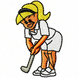 Golf Embroidery Design 7 Golf Embroidery Design 7